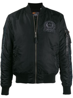 Alpha Industries bomber flight jacket