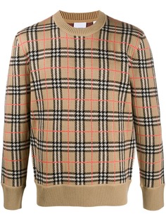 Burberry джемпер в клетку Vintage Check