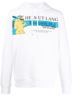 Helmut Lang graphic print hoodie