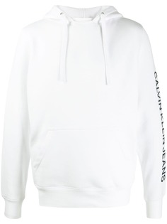 Calvin Klein Jeans logo drawstring hoodie