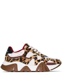 Versace leopard print sneakers