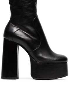 Saint Laurent ботильоны на платформе