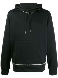 Helmut Lang zip-embellished hoodie