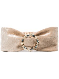 Rosantica crystal-embellished buckle headband