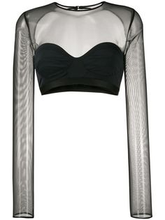 Faith Connexion sheer cropped top