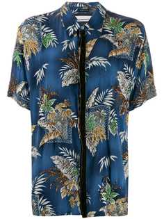 Night Market beaded Hawaiian shirt