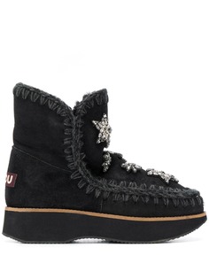 Mou star-embellished ankle boots