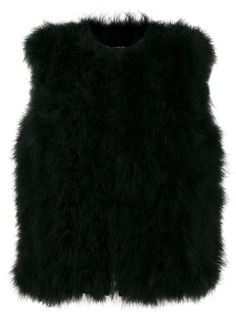 Yves Salomon turkey-feather gilet