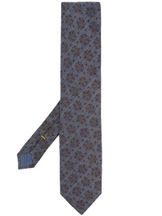 Eton floral print tie