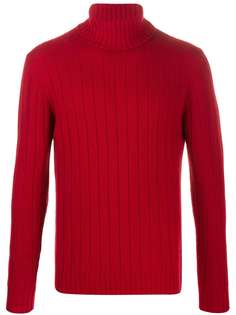 Lardini ribbed roll neck sweater