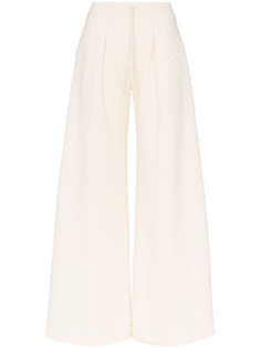 Vika Gazinskaya quilted wide-leg trousers