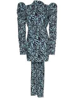 Solace London Marne patterned mini dress