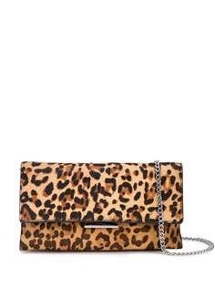 Loeffler Randall leopard print clutch