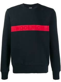 Woolrich logo printed sweatshirt