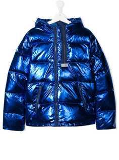 Kenzo Kids TEEN vinyl padded coat