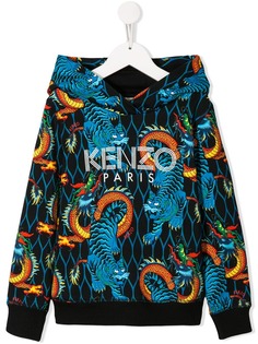 Kenzo Kids tiger print hoodie