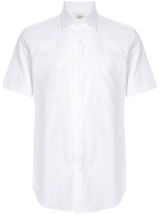Kent & Curwen рубашка узкого кроя с короткими рукавами