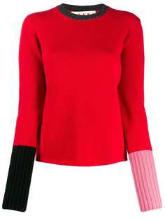 Marni colour block jumper