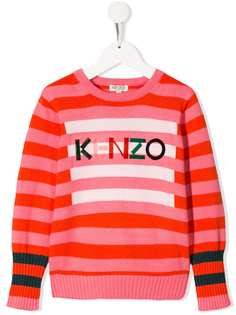 Kenzo Kids striped knitted jumper
