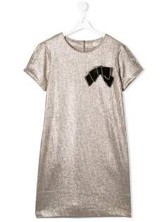 Twin-Set bow shift dress