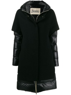 Herno contrast panel padded coat