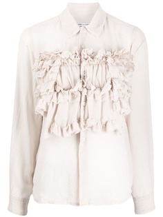 Comme Des Garçons Comme Des Garçons рубашка с оборками