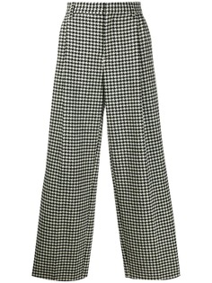 Loewe houndstooth wide-leg trousers