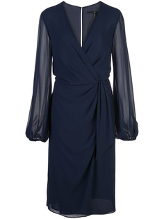 Jay Godfrey wrap style midi dress