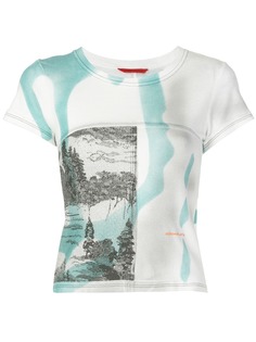 Eckhaus Latta printed dye T-shirt