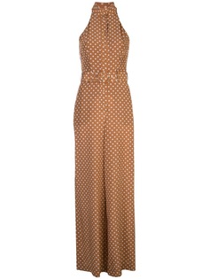 Zimmermann polka dot halterneck jumpsuit