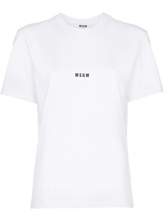MSGM футболка с логотипом