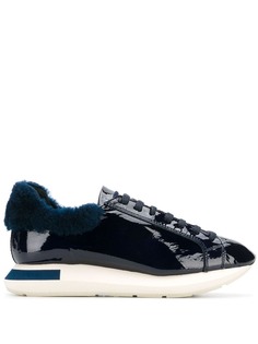 Manuel Barceló varnished lace-up sneakers