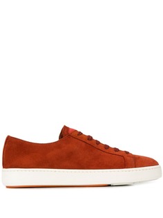 Santoni кроссовки на шнуровке