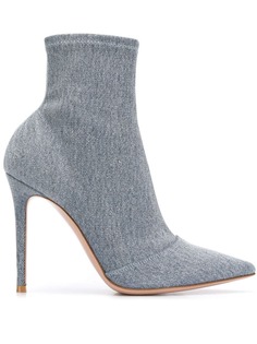 Gianvito Rossi ботильоны-носки из денима