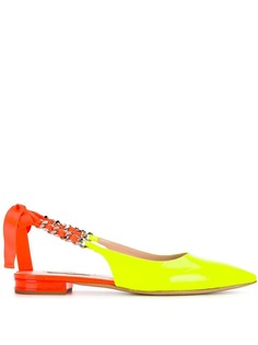 Casadei туфли-лодочки Kelly Fluo