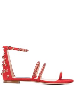 Stuart Weitzman сандалии Follow Me с заклепками