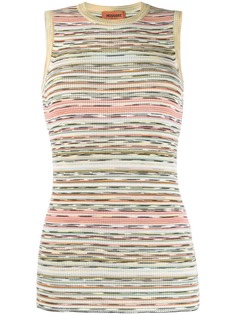 Missoni трикотажный топ в рубчик