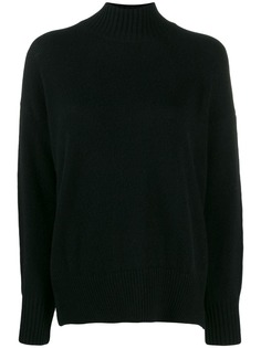 Allude джемпер с высоким воротником в рубчик