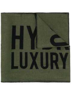 Hydrogen embroidered scarf