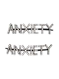Ashley Williams заколка для волос Anxiety с кристаллами