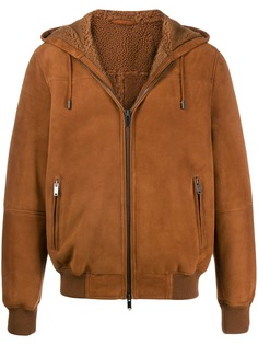 Desa 1972 hooded shearling jacket