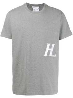 Helmut Lang embroidered logo T-shirt
