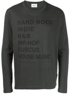 Dondup топ из джерси с надписью