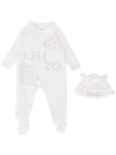 Kenzo Kids комбинезон для новорожденного с принтом