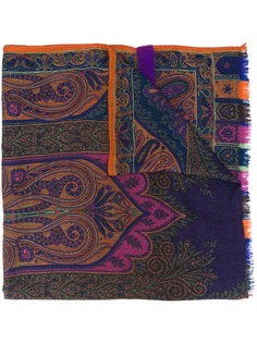 Etro шарф с узором пейсли