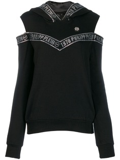 Philipp Plein худи с вырезными деталями на плечах