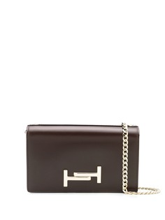 Tods клатч с металлическим логотипом Tod`S