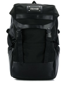 Versace Jeans Couture logo plaque backpack