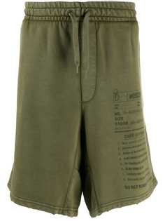 Moschino Army Label bermuda shorts