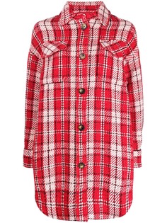 Essentiel Antwerp Trekkie plaid shirt jacket